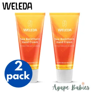 [2 Pack] Weleda Sea Buckthorn Hand Cream, 50ml