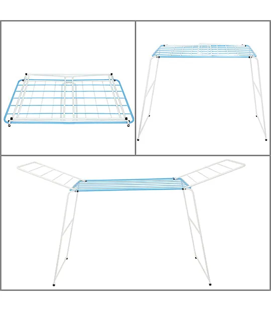 ABOUT SPACE Clothes Stand For Drying - Collapsible Foldable (L 186 x B58 x H85cm,Alloy Steel)