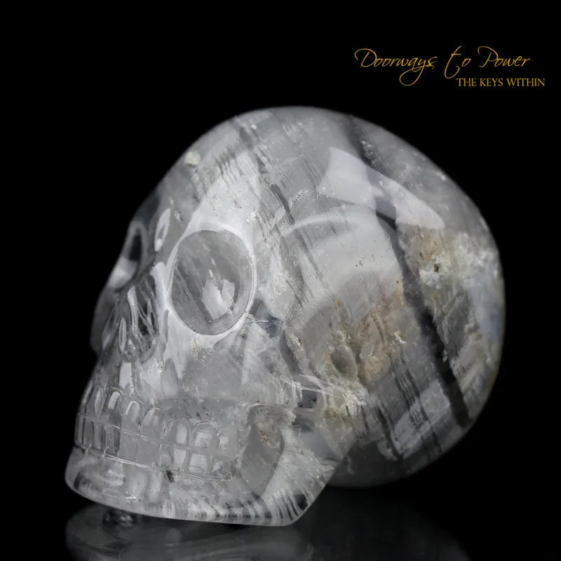 Actinolite Crystal Skull by Leandro De Souza 'Reserved'