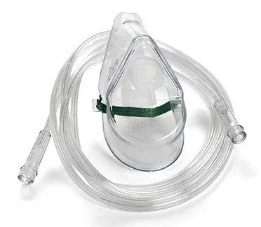 Adult Oxygen Mask with 7 Foot tubing Elongated 1041