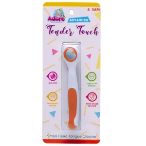 Advanced Tender Touch Small Head Tongue Cleaner- Orange