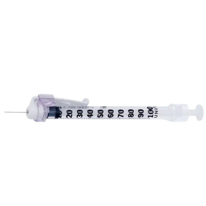 BD Tuberculin Syringe 27G x 1/2" with SafetyGlide Needle 100/box