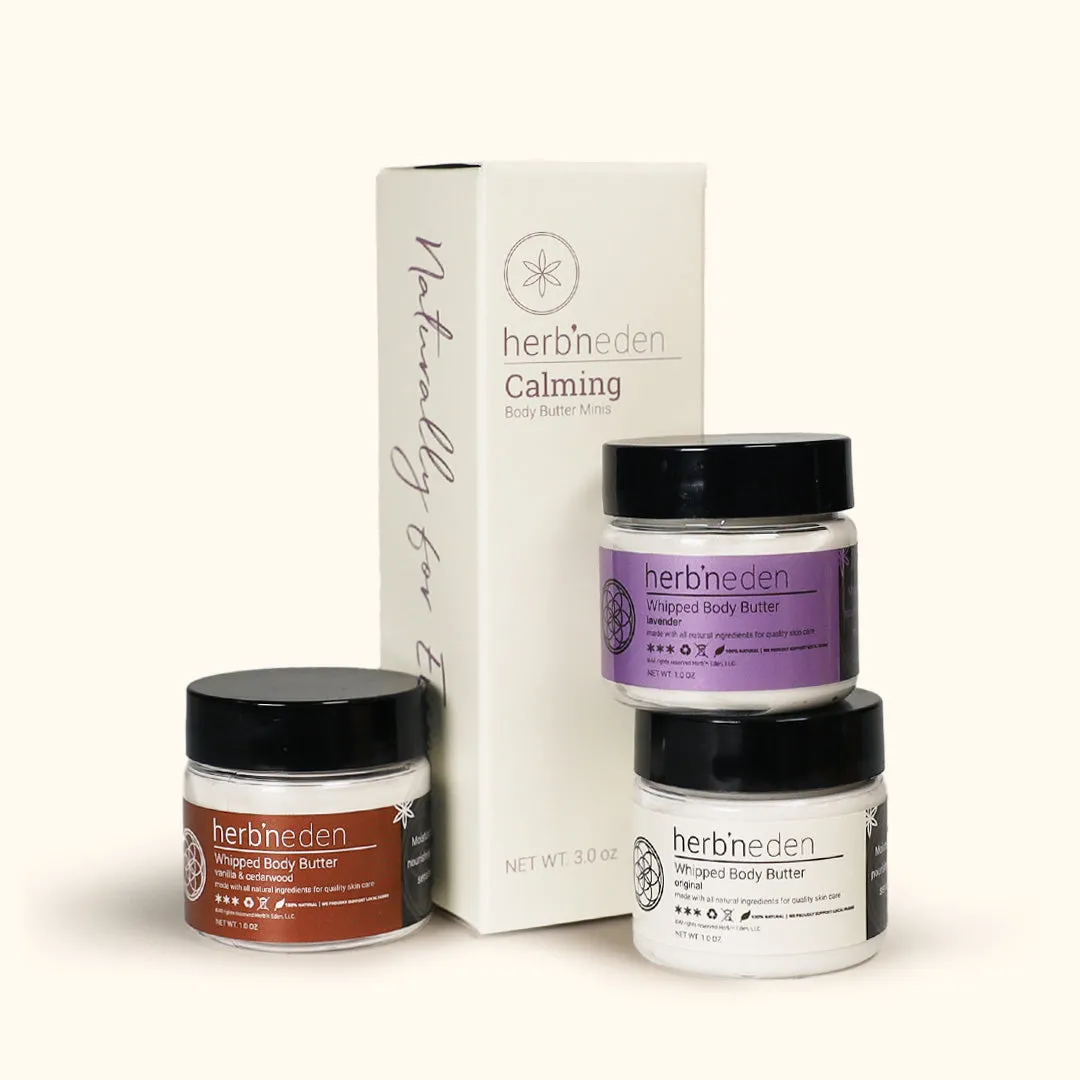 Calming Body Butter Mini Set