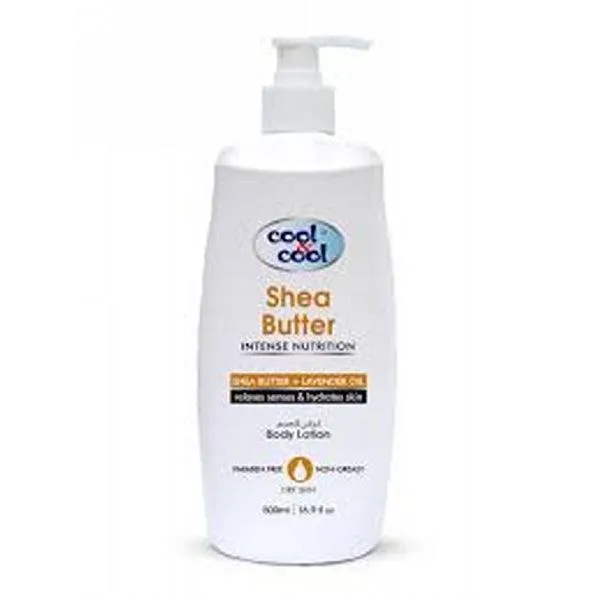 COOL&COOL SHEA BUTTER  LAVENDER OIL 500ML