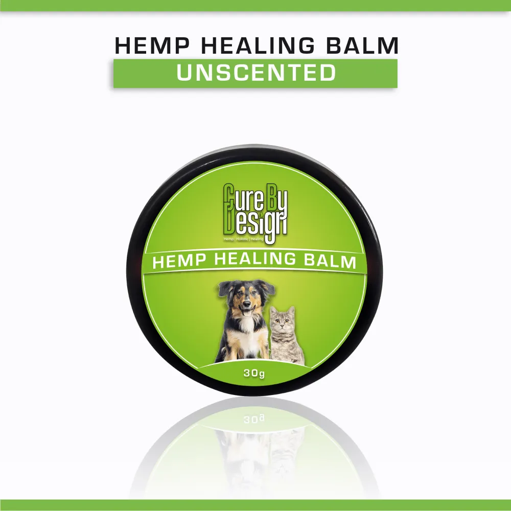 Cure By Design Hemp Healing Balm for Dogs and Cats