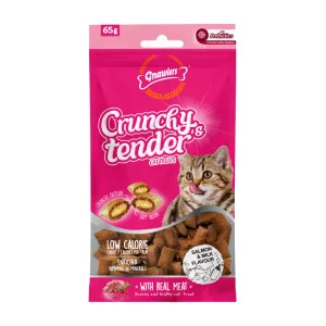 Gnawlers Salmon & Milk Crunchy Tender Cat Treats