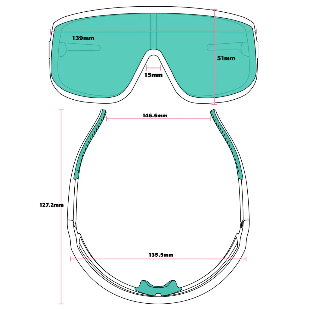 Goodr Sunglasses - Wrap G - Save A Bull, Ride A Rodeo Clown