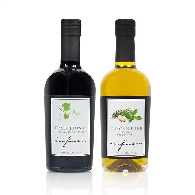 INFUSIO Extra-Virgin Olive Oil & Balsamic Vinegar Sets (5 Options)