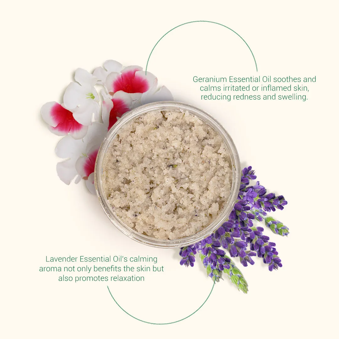 Lavender & Geranium Body Scrub