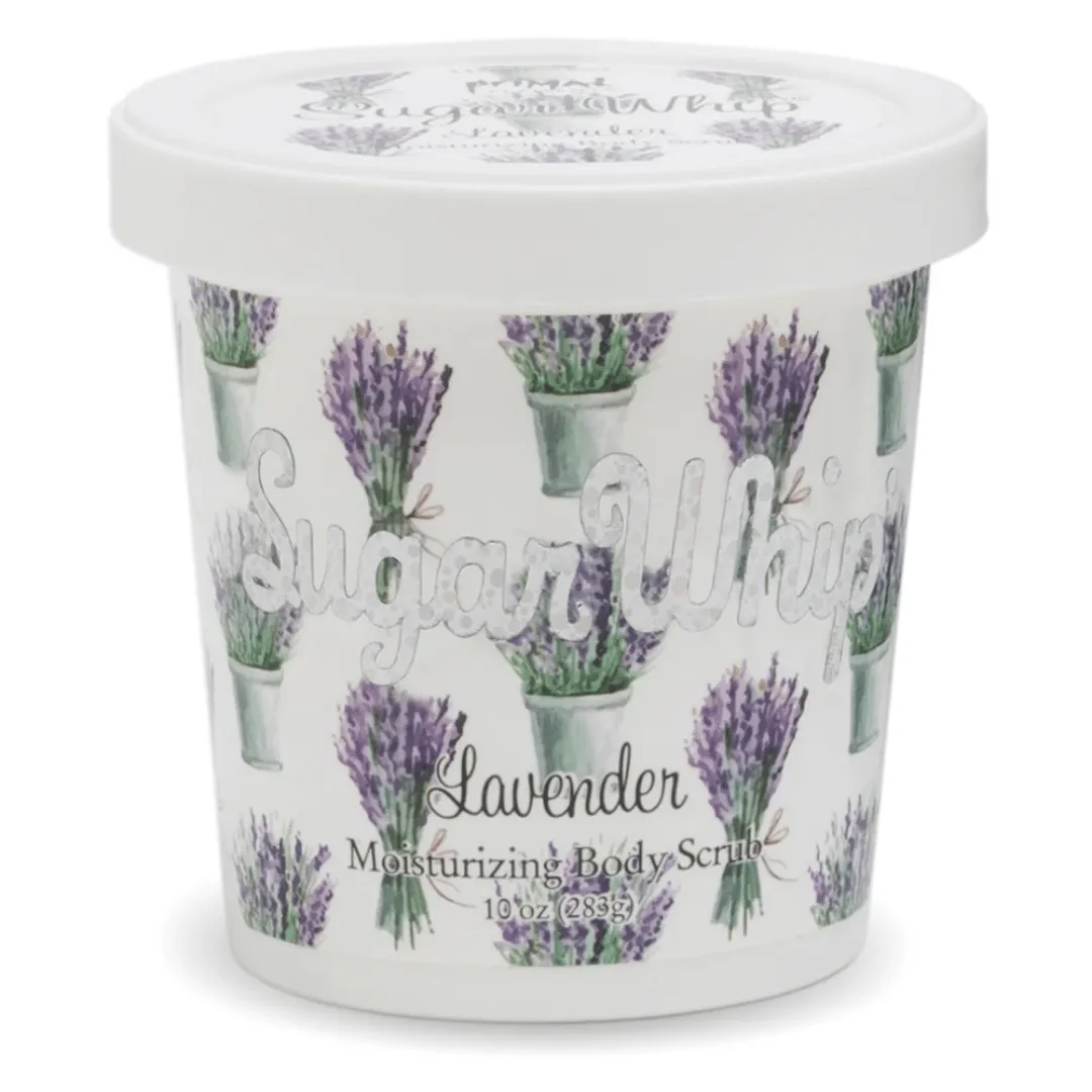 Lavender Sugar Whip Body Scrub 10 oz | Primal Elements