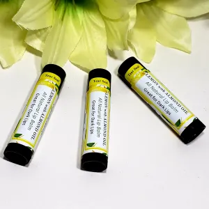 Lemon with Almond Oil Lip Balm-All Natural .15 oz