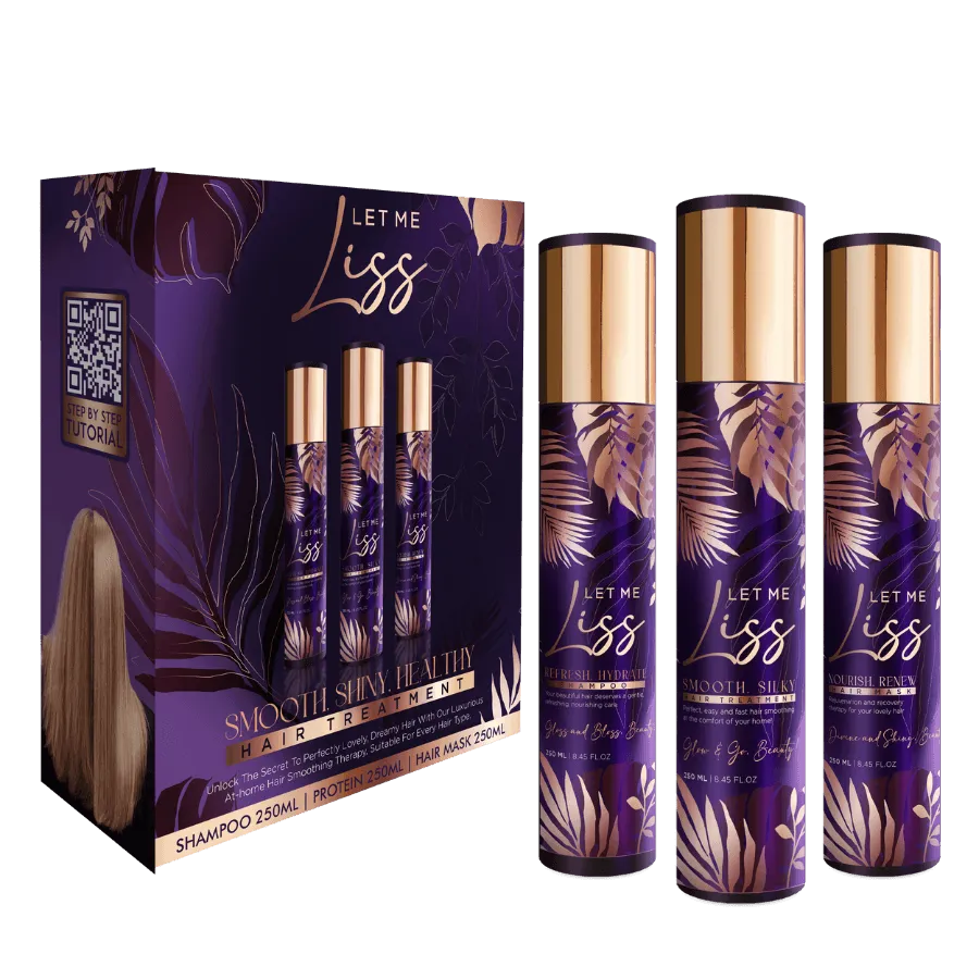 LET ME LISS™ Hair Smoothing Treatment Set