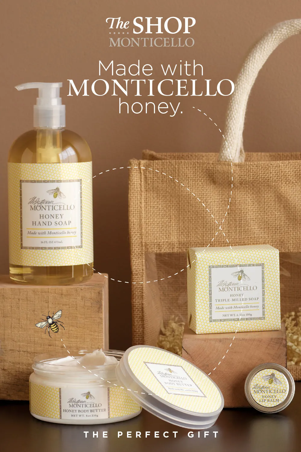 Monticello Honey Skin Care Set