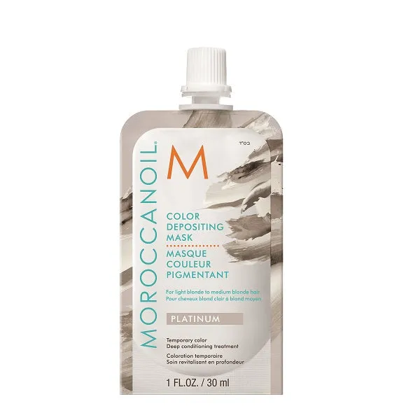 Moroccanoil Color Depositing Mask Sachet Platinum