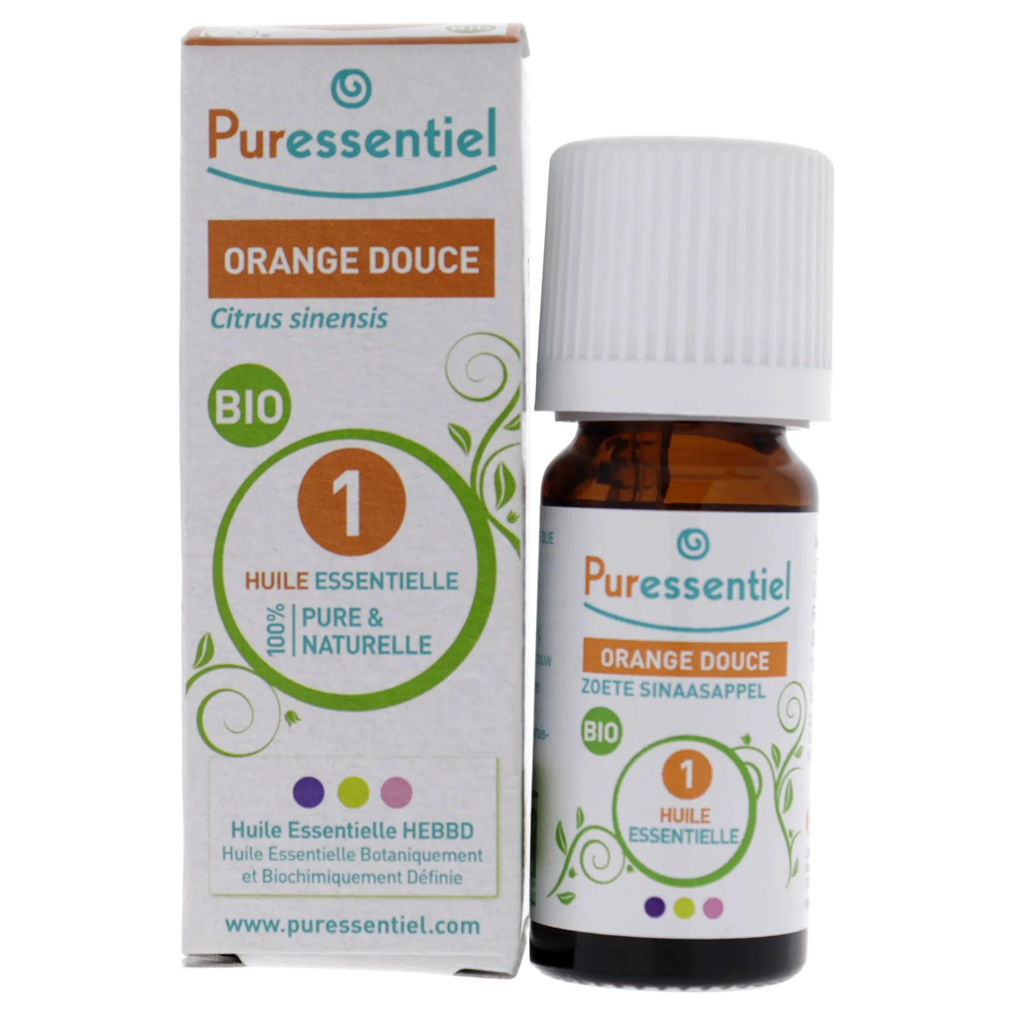 Organic Essential Oil - Sweet Orange by Puressentiel for Unisex - 0.3 oz Oil