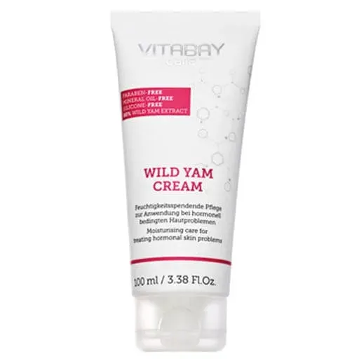 Phytohormones, menopause, WILD YAMS Cream with 64% Diosgenin Face Body