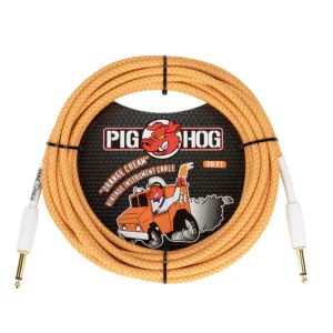 Pig Hog Orange Creme Instrument Cable 20 foot