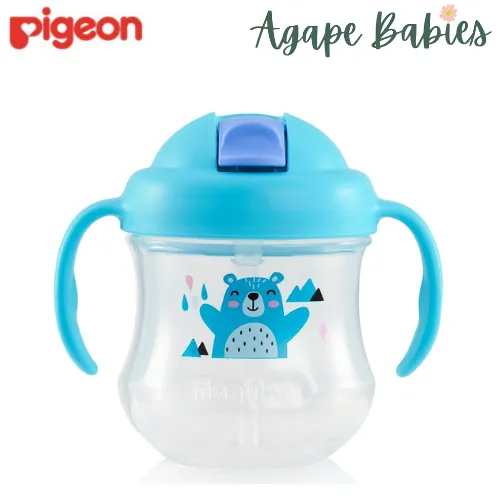 Pigeon Ex Mag Mag Straw Cup - Matte Blue