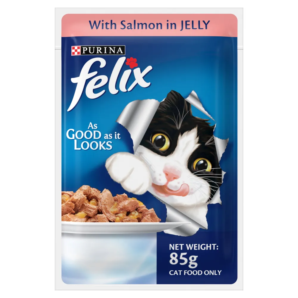 Purina Felix Chicken, Salmon and Tuna with Jelly Adult Cat Wet Food Combo