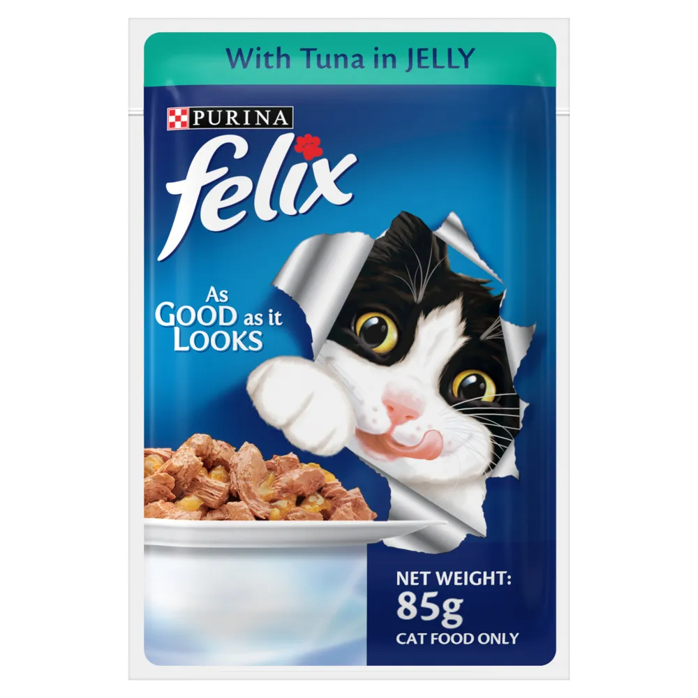 Purina Felix Chicken, Salmon and Tuna with Jelly Adult Cat Wet Food Combo