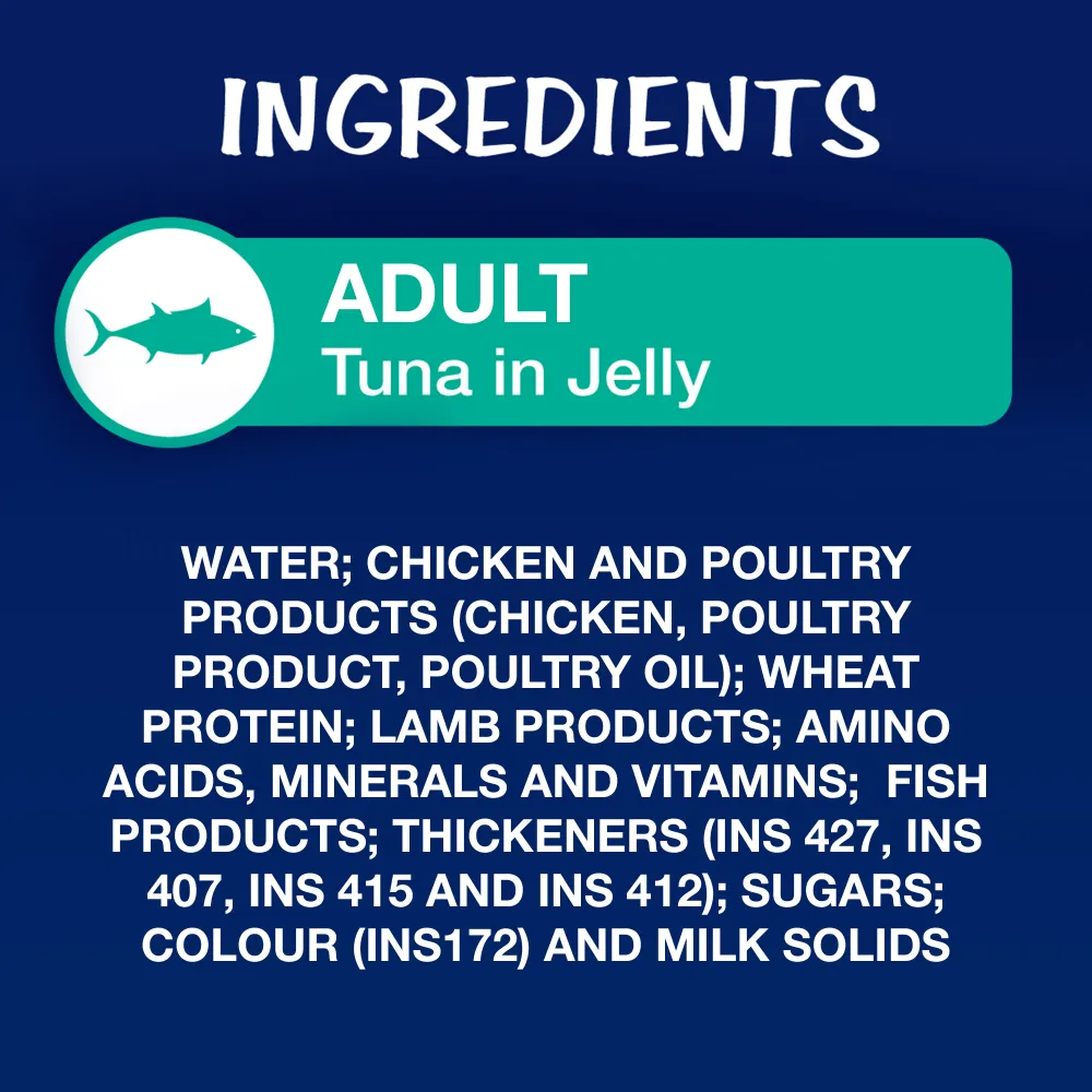 Purina Felix Chicken, Salmon and Tuna with Jelly Adult Cat Wet Food Combo