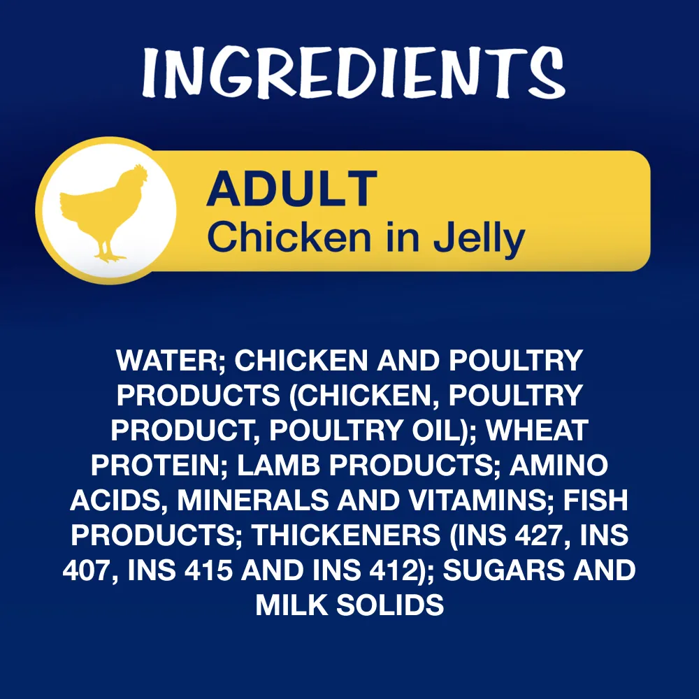 Purina Felix Chicken with Jelly and Tuna with Jelly Adult Cat Wet Food Combo