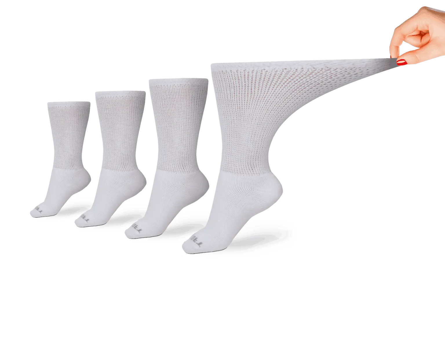 Women's Ultra-Soft Upper Calf Diabetic Socks (4 Pair)