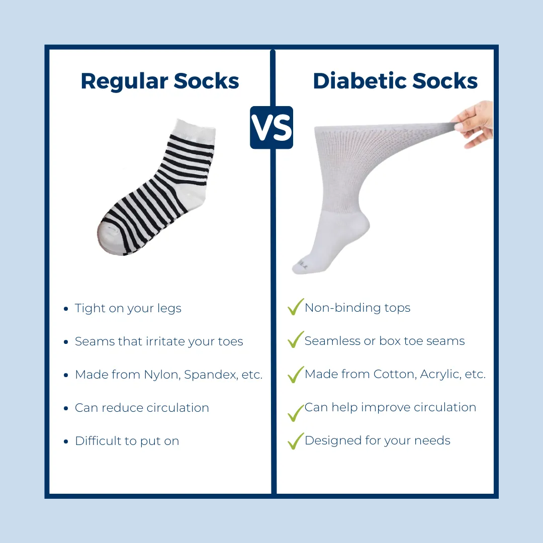 Women's Ultra-Soft Upper Calf Diabetic Socks (4 Pair)